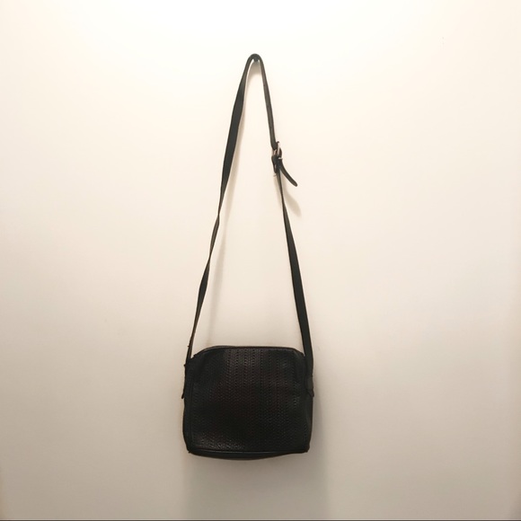 Vintage 90’s Leather Crossbody Bag - Picture 3 of 4